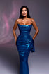 Elorie - Strapless dress with ruched detailing